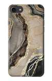 iPhone 7, 8, SE (2020), SE2 Hard Case Marble Gold Graphic Printed