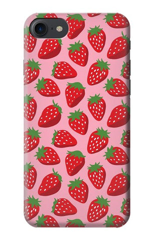 iPhone 7, 8, SE (2020), SE2 Hard Case Strawberry Pattern