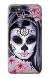 iPhone 7, 8, SE (2020), SE2 Hard Case Sugar Skull Steam Punk Girl Gothic