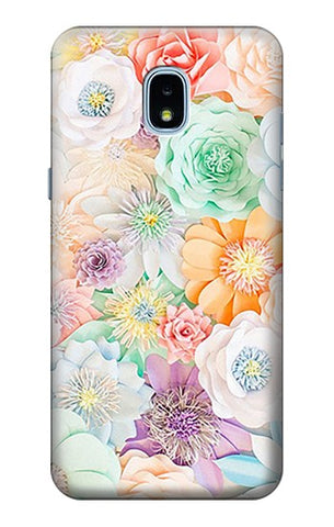 Samsung Galaxy J3 (2018), J3 Star, J3 V 3rd Gen, J3 Orbit, J3 Achieve, Express Prime 3, Amp Prime 3 Hard Case Pastel Floral Flower