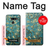 LG G8 ThinQ Hard Case Blossoming Almond Tree Van Gogh with custom name