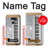 LG G8 ThinQ Hard Case Keyboard Digital Piano with custom name