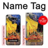 LG G8 ThinQ Hard Case Van Gogh Cafe Terrace with custom name