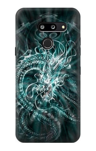 LG G8 ThinQ Hard Case Digital Chinese Dragon