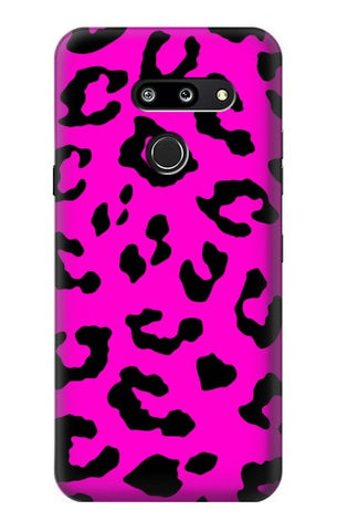 LG G8 ThinQ Hard Case Pink Leopard Pattern