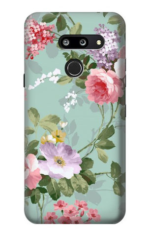 LG G8 ThinQ Hard Case Flower Floral Art Painting