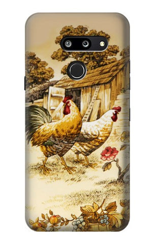 LG G8 ThinQ Hard Case French Country Chicken