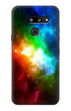 LG G8 ThinQ Hard Case Colorful Rainbow Space Galaxy