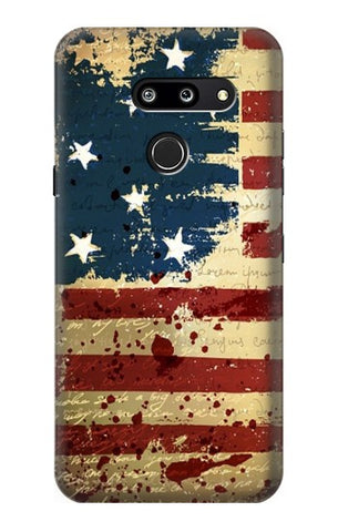 LG G8 ThinQ Hard Case Old American Flag