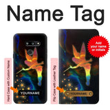 LG G8 ThinQ Hard Case Tinkerbell Magic Sparkle with custom name