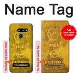 LG G8 ThinQ Hard Case One Kilo Gold Bar with custom name