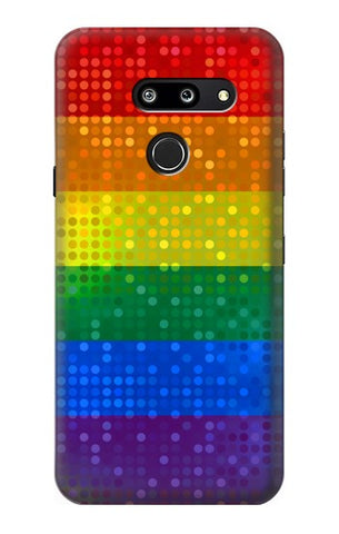 LG G8 ThinQ Hard Case Rainbow Gay LGBT Pride Flag