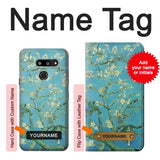 LG G8 ThinQ Hard Case Vincent Van Gogh Almond Blossom with custom name