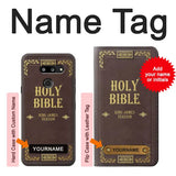 LG G8 ThinQ Hard Case Holy Bible Cover King James Version with custom name