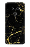 LG G8 ThinQ Hard Case Gold Marble Graphic Printed