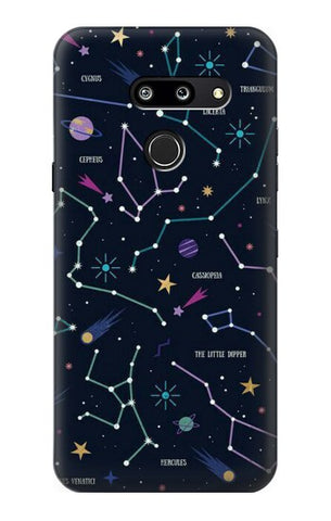 LG G8 ThinQ Hard Case Star Map Zodiac Constellations