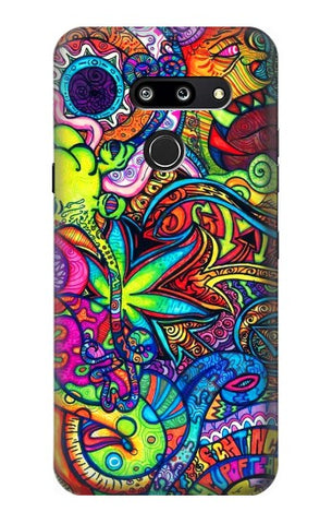 LG G8 ThinQ Hard Case Colorful Art Pattern