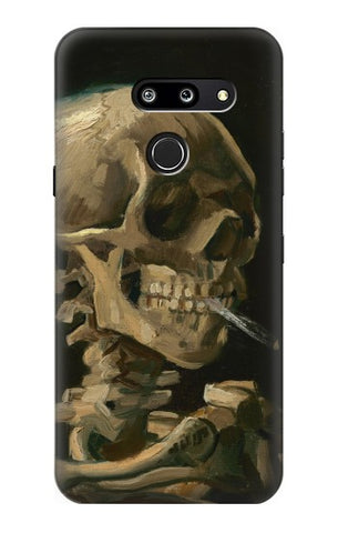 LG G8 ThinQ Hard Case Vincent Van Gogh Head Skeleton Cigarette