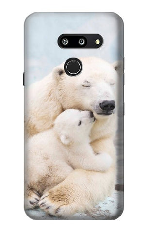 LG G8 ThinQ Hard Case Polar Bear Hug Family