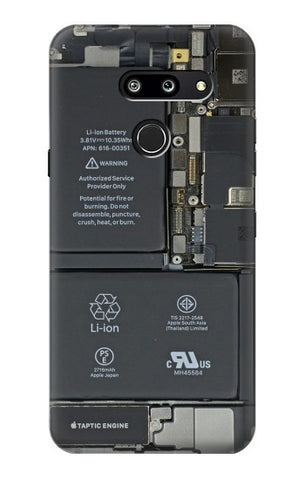 LG G8 ThinQ Hard Case Inside Mobile Phone Graphic