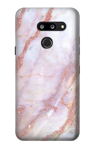 LG G8 ThinQ Hard Case Soft Pink Marble Graphic Print