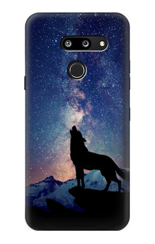 LG G8 ThinQ Hard Case Wolf Howling Million Star