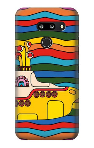 LG G8 ThinQ Hard Case Hippie Yellow Submarine