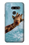LG G8 ThinQ Hard Case Cute Smile Giraffe