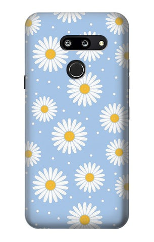 LG G8 ThinQ Hard Case Daisy Flowers Pattern