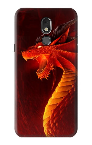 LG Stylo 5 Hard Case Red Dragon