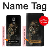 LG Stylo 5 Hard Case Bengal Tiger with custom name