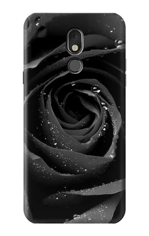 LG Stylo 5 Hard Case Black Rose