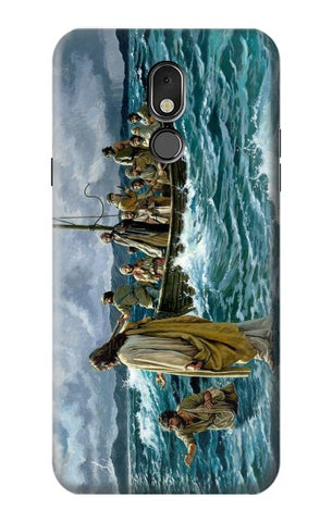 LG Stylo 5 Hard Case Jesus Walk on The Sea
