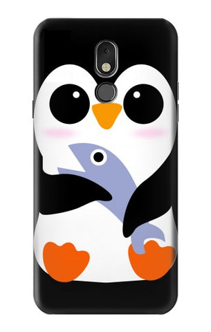 LG Stylo 5 Hard Case Cute Baby Penguin