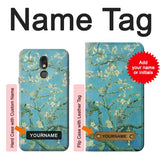 LG Stylo 5 Hard Case Vincent Van Gogh Almond Blossom with custom name