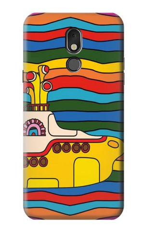 LG Stylo 5 Hard Case Hippie Yellow Submarine