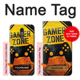 LG Stylo 5 Hard Case Gamer Zone with custom name