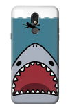 LG Stylo 5 Hard Case Cartoon Shark Sea Diving
