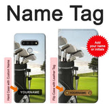LG Stylo 6 Hard Case Golf with custom name