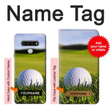 LG Stylo 6 Hard Case Golf with custom name