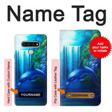 LG Stylo 6 Hard Case Dolphin with custom name