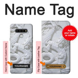 LG Stylo 6 Hard Case Dragon Carving with custom name