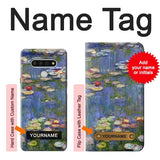 LG Stylo 6 Hard Case Claude Monet Water Lilies with custom name