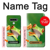 LG Stylo 6 Hard Case Little Frog with custom name