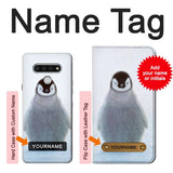 LG Stylo 6 Hard Case Penguin Ice with custom name