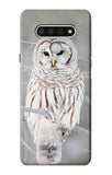 LG Stylo 6 Hard Case Snowy Owl White Owl