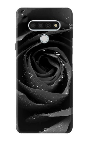 LG Stylo 6 Hard Case Black Rose