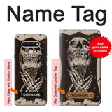 LG Stylo 6 Hard Case Skull Rose with custom name
