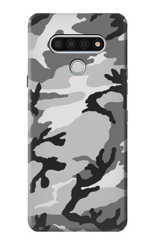 LG Stylo 6 Hard Case Snow Camo Camouflage Graphic Printed