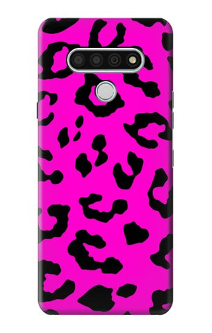 LG Stylo 6 Hard Case Pink Leopard Pattern